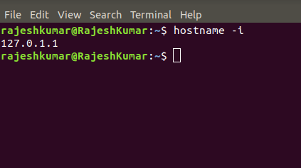 IP address of Linux /Windows machine